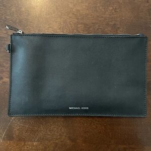 Michael Kors Black Pouch Clutch